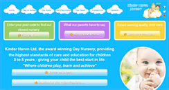 Desktop Screenshot of kinderhaven.co.uk